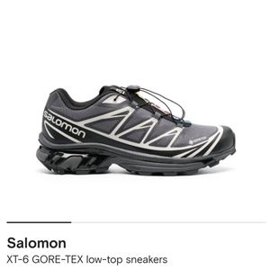 Salomon XT6 gore-tex sneaker, Black size EU 38, fits like women's 7.5